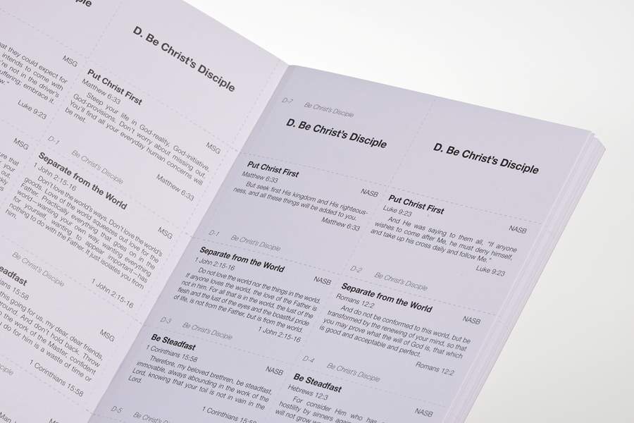 Topical Memory System - Memory Verse Cards