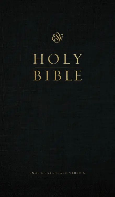 ESV Church Bible, Large Print (Hardcover, Black)