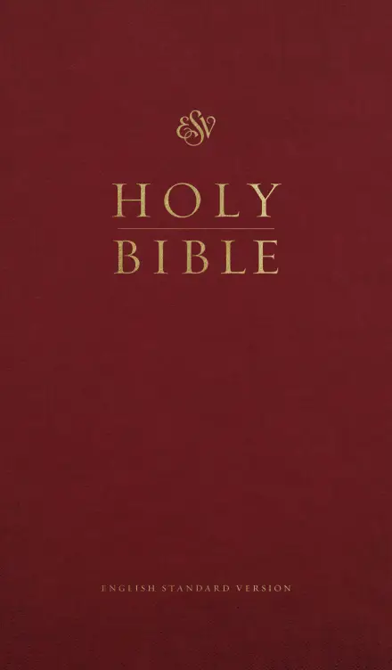 ESV Church Bible, Large Print (Hardcover, Burgundy)
