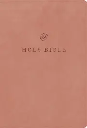 ESV Large Print Compact Bible (TruTone, Blush Rose)
