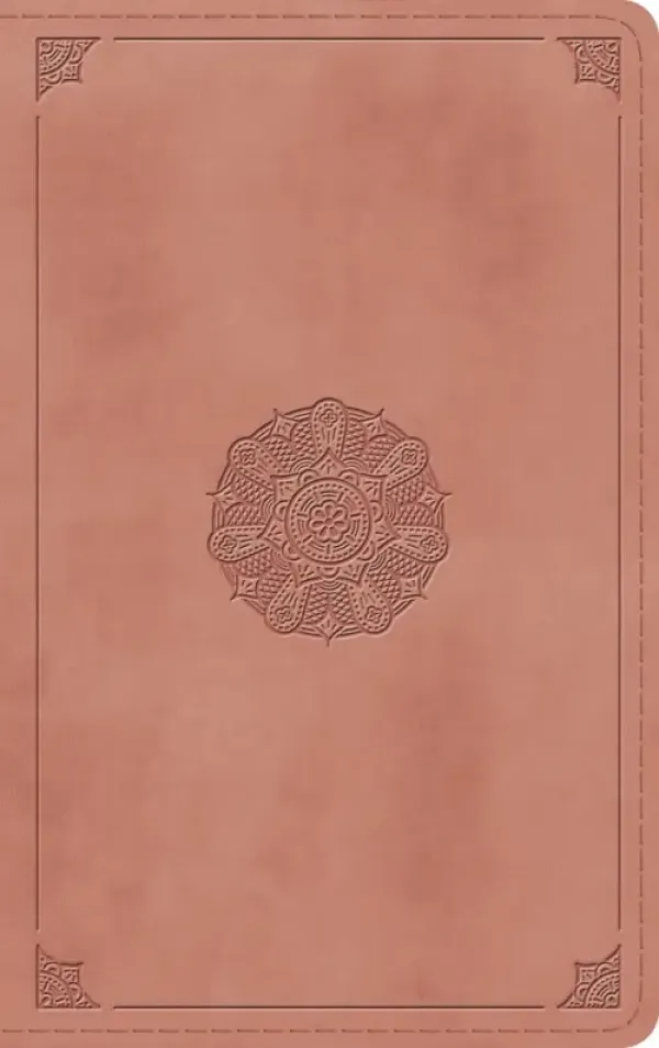 ESV Thinline Bible (TruTone, Blush Rose, Emblem Design)