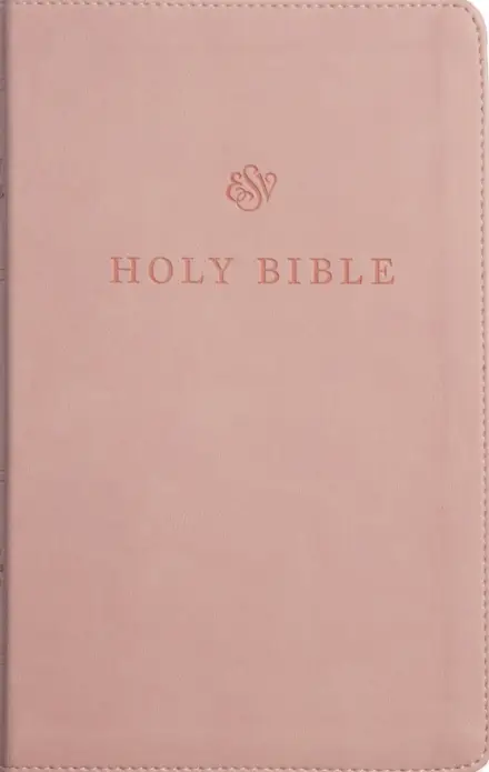 ESV Premium Church Bible, TruTone, Blush Rose