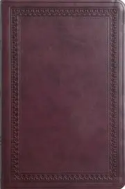 ESV Premium Gift Bible, TruTone, Mahogany, Border Design