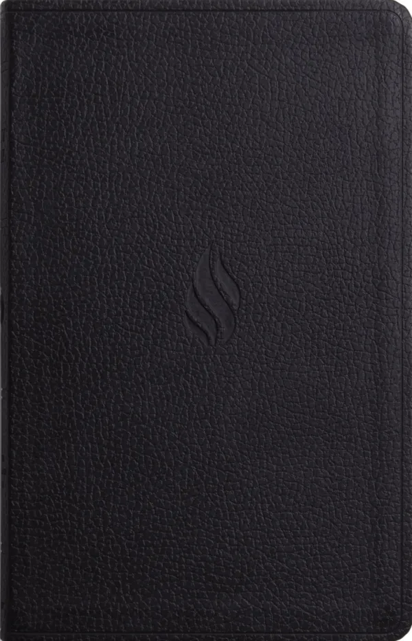 ESV Premium Gift Bible, TruTone, Midnight, Flame Design