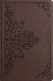 ESV Value Thinline Bible, TruTone, Chestnut, Filigree Design