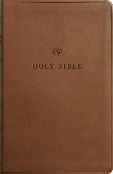 ESV Value Thinline Bible, TruTone, English Saddle