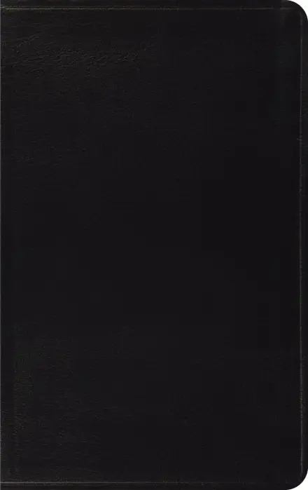 ESV Thinline Bible, Red Letter, Bonded Leather, Black