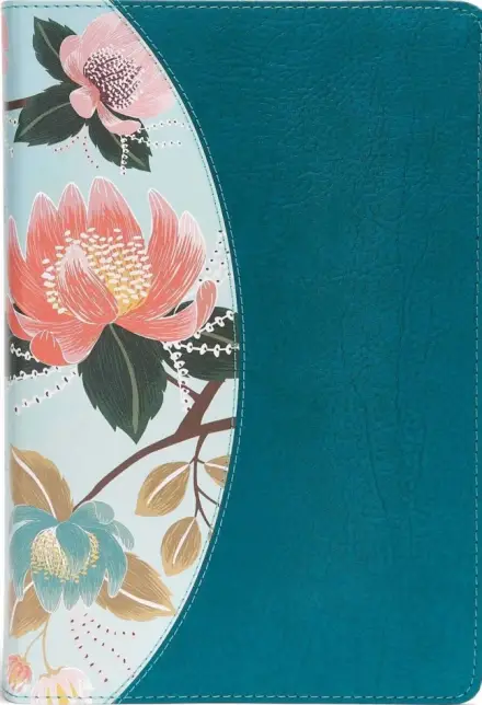 CSB Study Bible For Women, Teal Flowers, Indexed