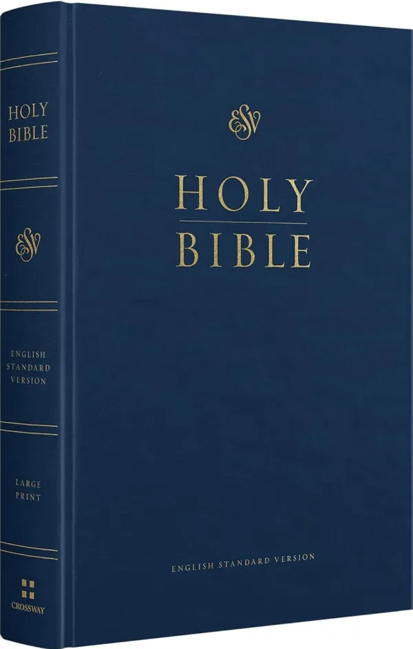 ESV Pew and Worship Bible, Large Print (Hardover, Blue)