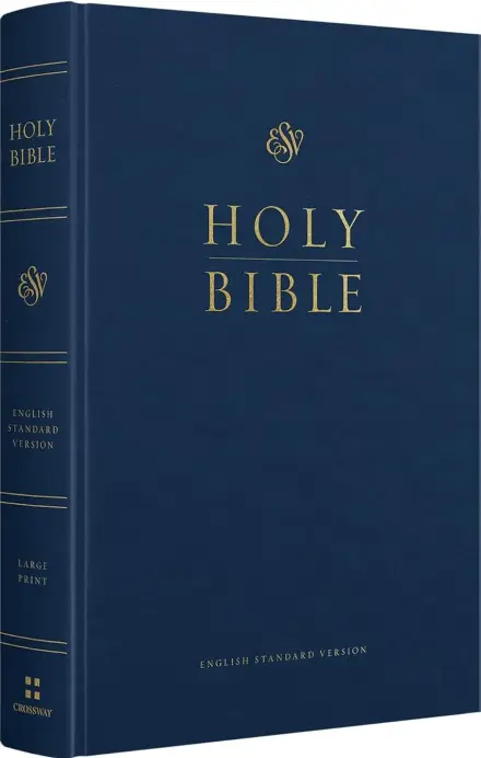 ESV Pew and Worship Bible, Large Print (Hardover, Blue)