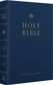 ESV Pew and Worship Bible, Large Print (Hardover, Blue)