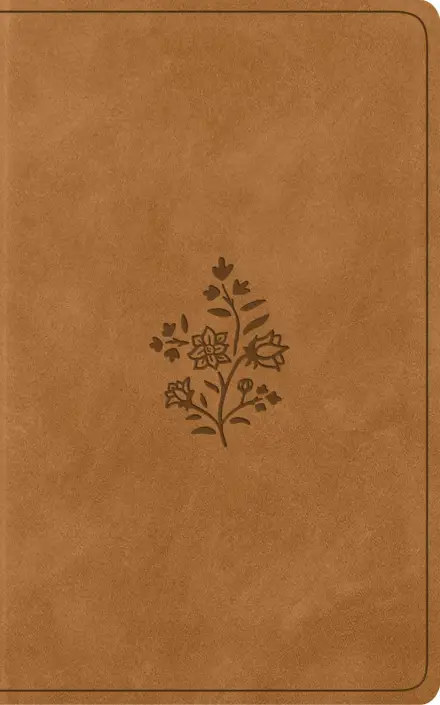 ESV Vest Pocket New Testament with Psalms and Proverbs (Trutone, Nubuck Caramel, Wildflower)