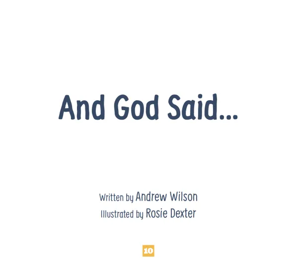 And God Said...