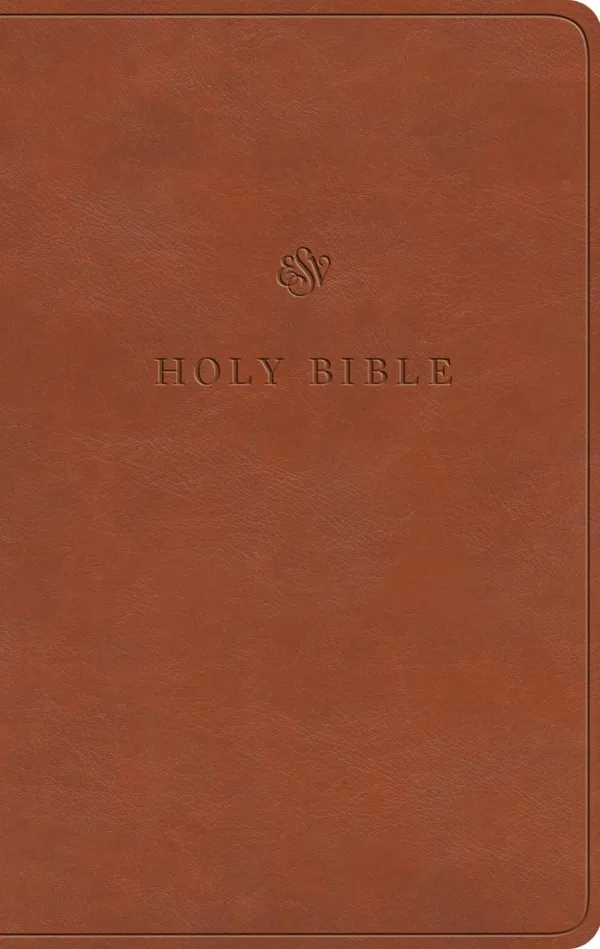 ESV Value Thinline Bible (TruTone, English Saddle)