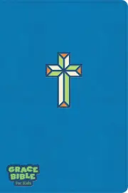 CSB Grace Bible for Kids, Blue LeatherTouch (Dyslexia Friendly)