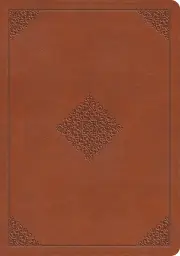 ESV Study Bible (TruTone, English Saddle, Ornament Design)
