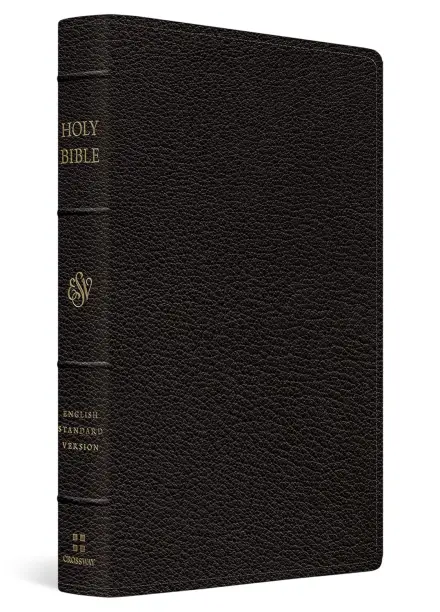 ESV Preaching Bible, Verse by Verse Edition (Goatskin, Black)