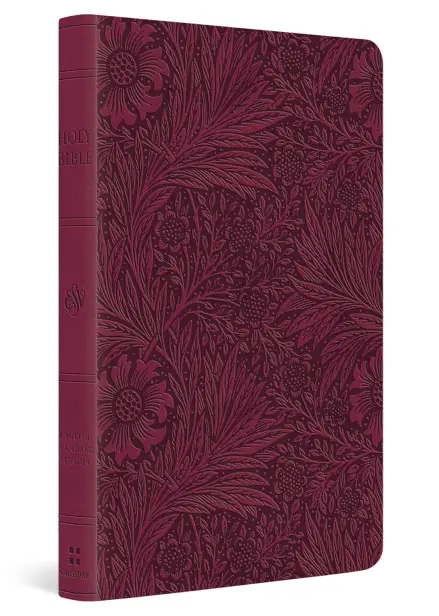 ESV Value Thinline Bible (TruTone, Raspberry, Floral Design)