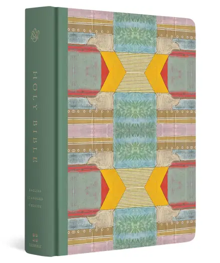 ESV Single Column Journaling Bible, Artist Series (Cloth over Board, Jessica Dennis Bush, Trellis)