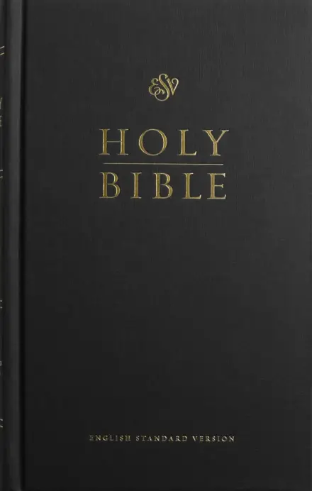 ESV Church Bible, Hardcover, Black