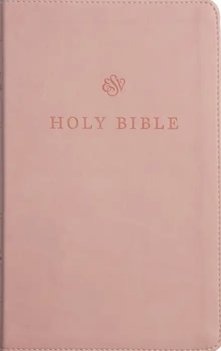 ESV Premium Church Bible, TruTone, Blush Rose
