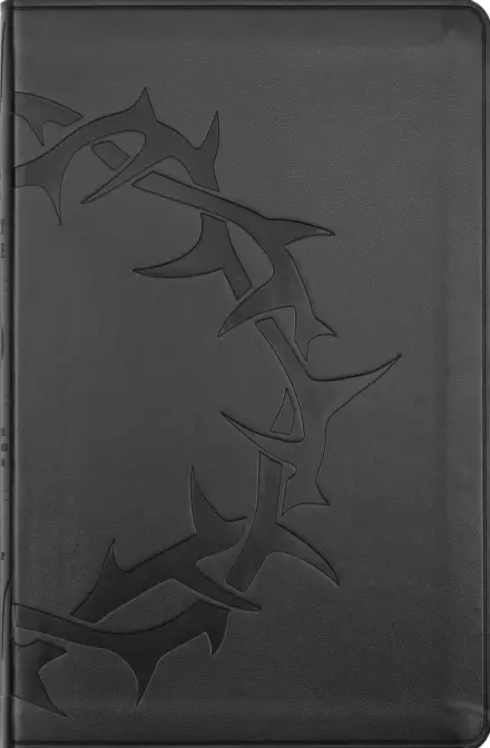 ESV Premium Gift Bible, TruTone, Charcoal, Crown Design