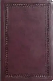 ESV Premium Gift Bible, TruTone, Mahogany, Border Design
