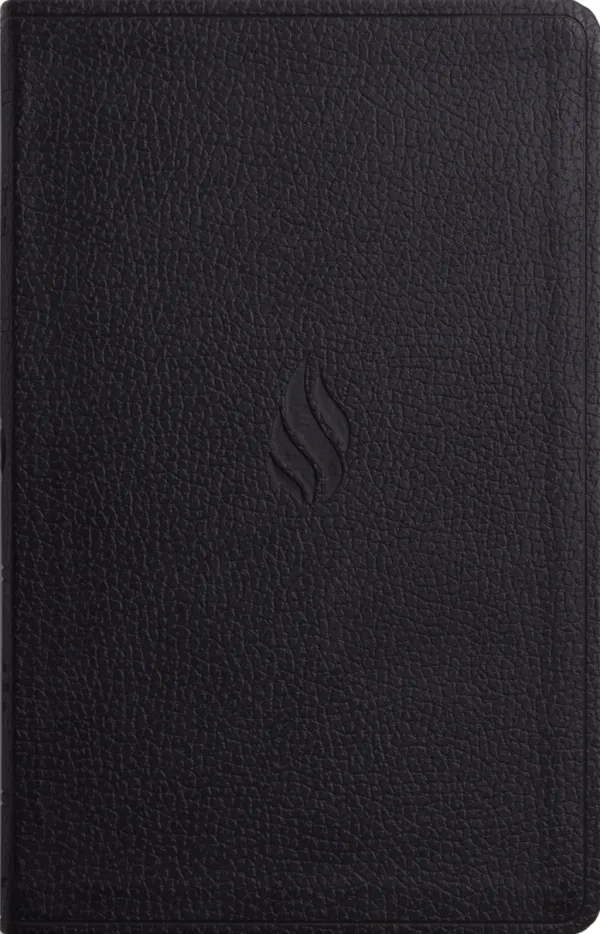 ESV Premium Gift Bible, TruTone, Midnight, Flame Design
