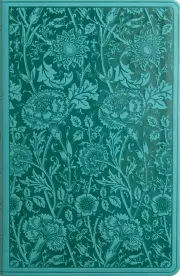 ESV Premium Gift Bible, TruTone, Teal, Floral Design