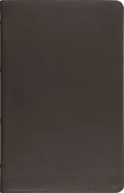 ESV Thinline Bible, Red Letter, Buffalo Leather, Deep Brown