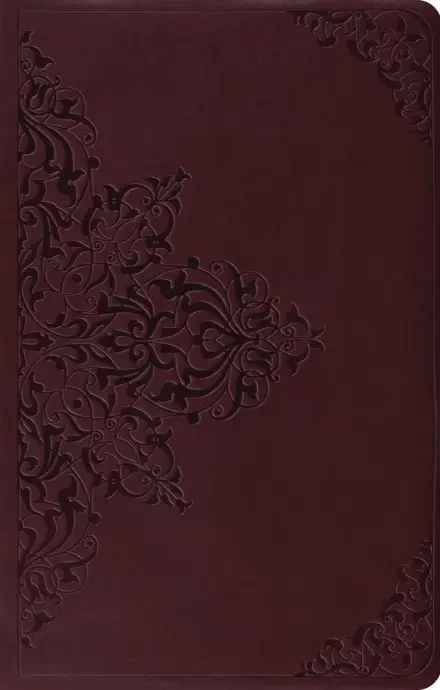 ESV Premium Gift Bible, TruTone, Chestnut, Filigree Design