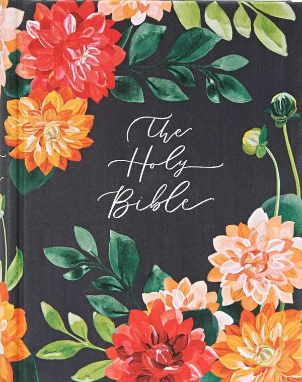 CSB Notetaking Bible, Hosanna Revival Edition, Dahlias Cloth Over Board