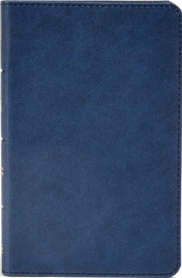CSB Personal Size Bible, Navy LeatherTouch