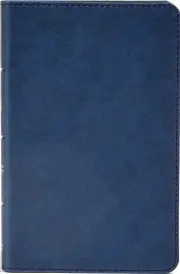 CSB Personal Size Bible, Navy LeatherTouch