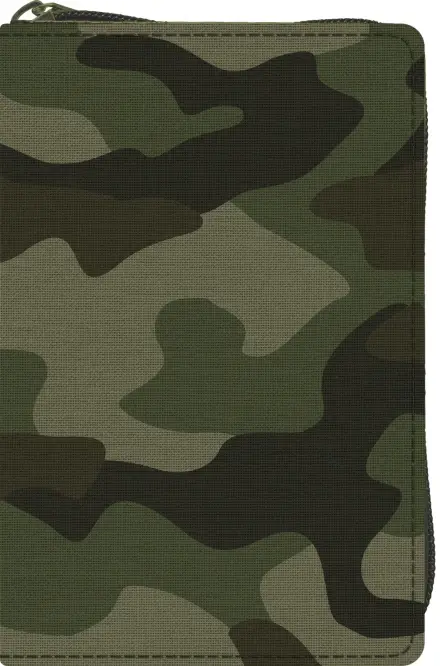 ESV Compact Bible (Canvas with Zipper, Camo)