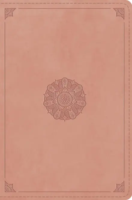 ESV Compact Bible, Red Letter Edition (TruTone, Blush Rose, Emblem)