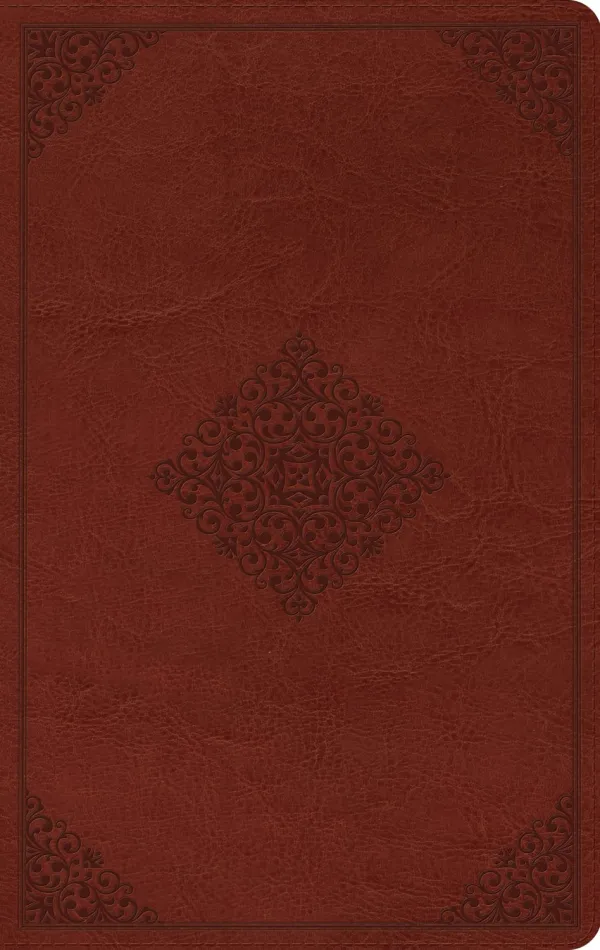 ESV Large Print Value Thinline Bible (TruTone, Tan, Ornament)