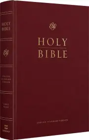 ESV Pew and Worship Bible, Large Print (Hardover, Burgundy)