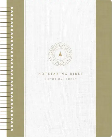 CSB Spiral-Bound Notetaking Bible, Optimal Type, Historial Books