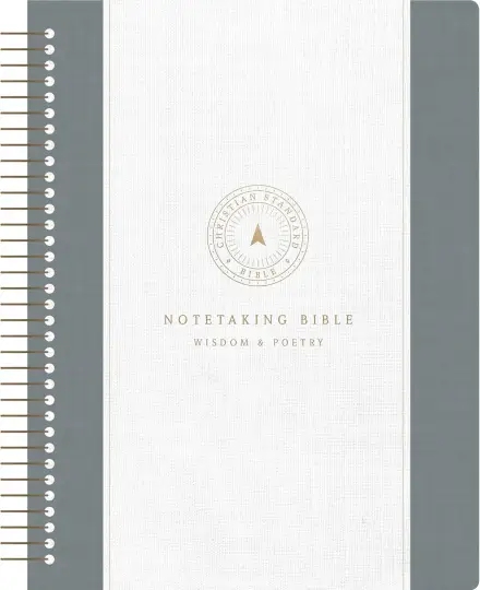 CSB Spiral-Bound Notetaking Bible, Optimal Type, Wisdom & Poetry