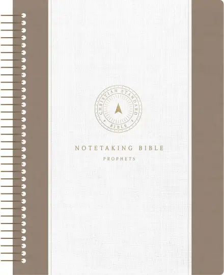 CSB Spiral-Bound Notetaking Bible, Optimal Type, Prophets