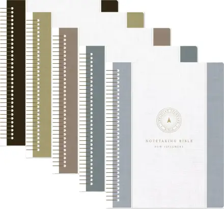 CSB Spiral-Bound Notetaking Bible, Optimal Type, Five-Volume Set