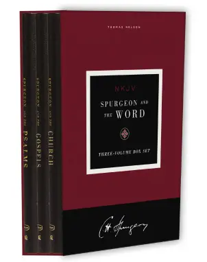 Spurgeon and the Word Set (NKJV, Black Leathersoft, Comfort Print)