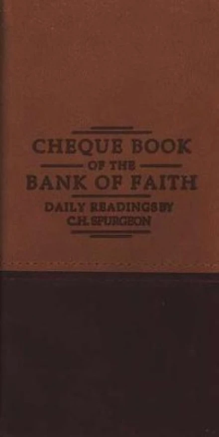 Chequebook of the Bank of Faith - Tan / Burgundy
