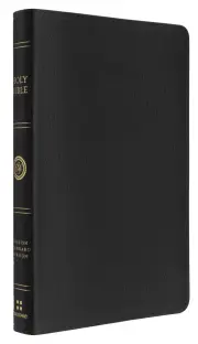 ESV Thinline Bible (Genuine Leather, Black)