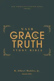NASB Grace & Truth Study Bible, Hardcover, Green