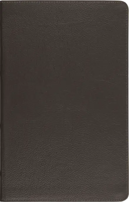 ESV Thinline Bible (Buffalo Leather, Deep Brown)