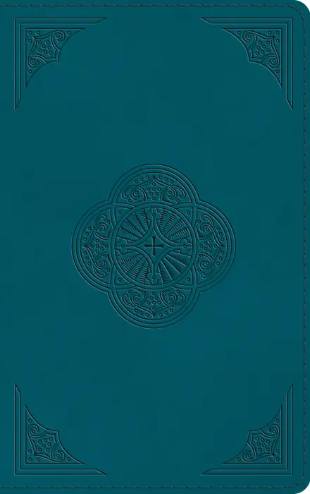 ESV Thinline Bible (TruTone, Deep Teal, Rotunda Design)