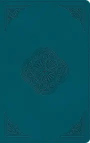 ESV Thinline Bible (TruTone, Deep Teal, Rotunda Design)