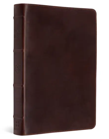 ESV Heirloom Bible, Alpha Edition (Wellington Leather, Brown)